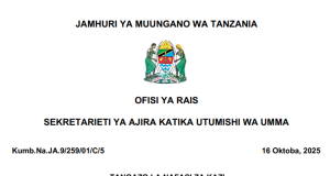 Nafasi 126 MSAIDIZI WA HESABU DARAJA LA II (ACCOUNTS ASSISTANT GRADE II)